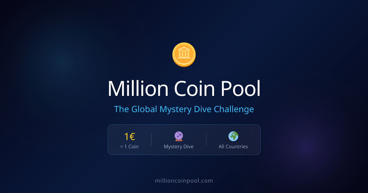 Million Coin Pool — The Global Mystery Dive Challenge